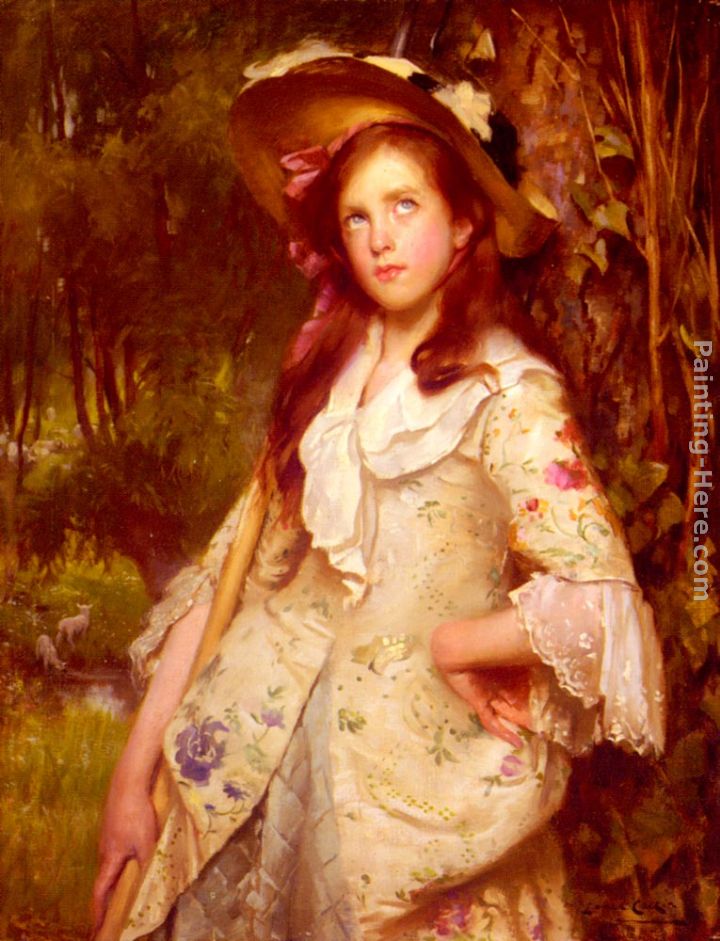 The Young Shepherdess painting - Lance Calkin The Young Shepherdess art painting